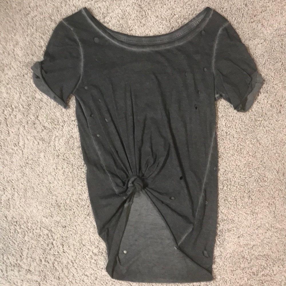 Long Tee w/ Holes